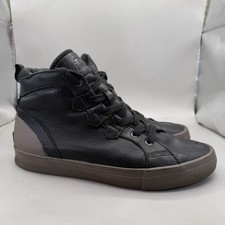 Sorel Caribou WP Sneakers Shoes Mens Size 11 Black Leather High Top NM3969-010