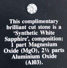 Synthetic White Sapphire London Diamond Centre Lab Grown