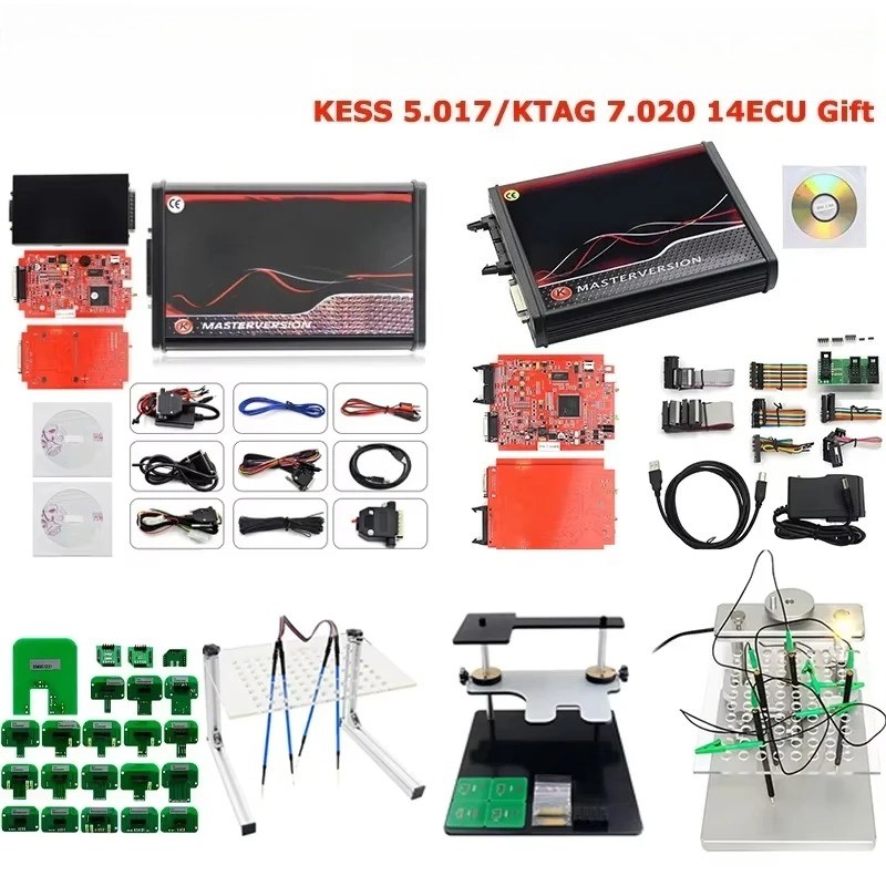 V5.017 ECU Manager Remap KTAG V7.020 4 LED BDM Frame KTAG 2.25 OBD2 Programmer