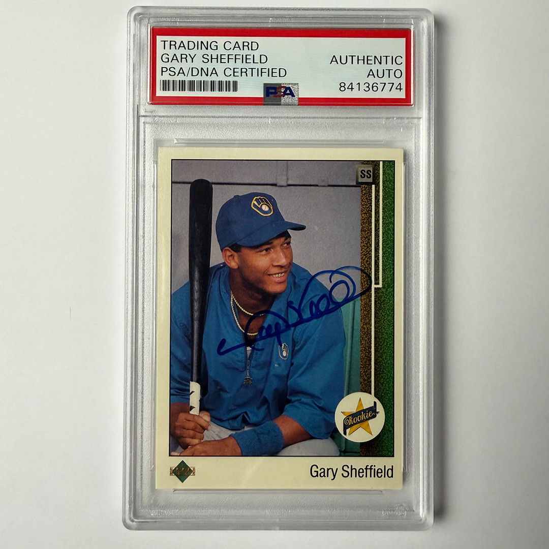 Gary Sheffield: Star Rookie #13 Baseball Cards 1989 Upper Deck trading card — raw and PSA graded price guide