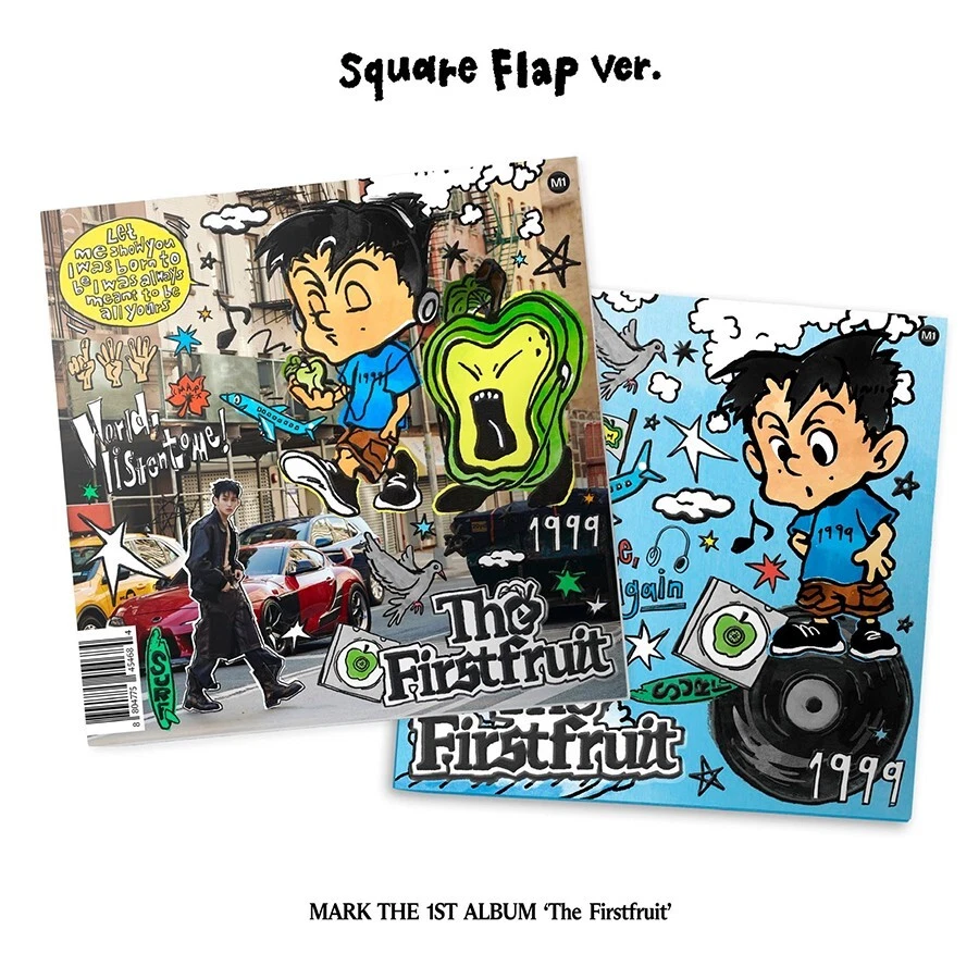 NCT MARK [THE FIRSTFRUIT] 1st Album SQUARE FLAP Ver/CD+Photo Book+