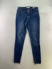 Jessica Simpson Womens Size 2/26 Medium Wash Mid Rise Skinny Leg Jeans