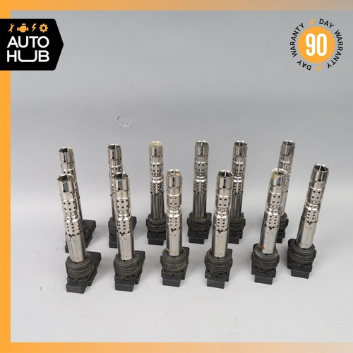 03-18 Bentley Continental Flying Spur GTC GT Ignition Coil Set of 12 OEM 80k - Picture 9 of 19