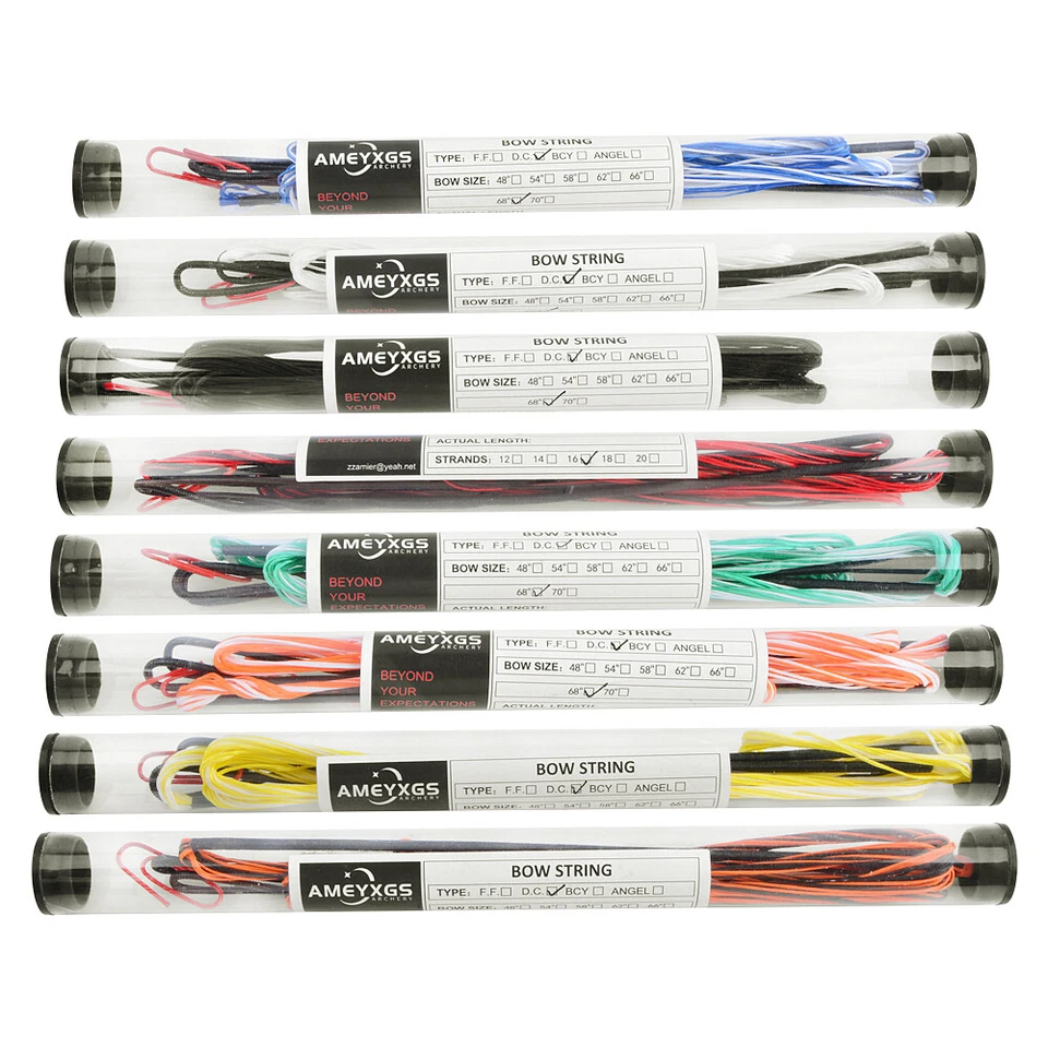 68" 70" Recurve Bow Bowstring Dacron Handmade Longbow Strings Archery Hunting - Image 2 of 4