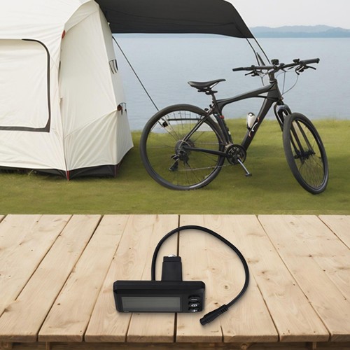 Display LCD Compatto per Bici Elettriche con Connessione Impermeabile a 6 Pin - Photo 12/12