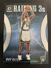 2023-24 Panini Donruss Optic - Raining 3s #5 - Ray Allen