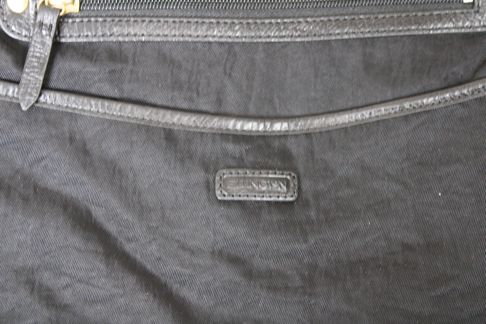 Ellington Black Nylon Crossbody Bag Gem