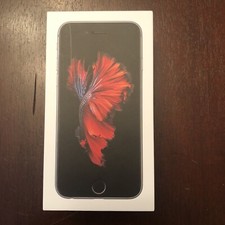 iPhone 6S 128GB Space Gray EMPTY BOX ONLY no Electronics Apple Decal Instruction