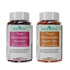 Neuherbs True Vitamin Wellness Combo for Women & Adults 40+ (Tablet) Free Ship