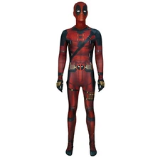 Deadpool 3 Cosplay Jumpsuit Wade Wilson Bodysuit Adult Kids Halloween Costume