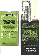 PASSPORT  PLEASURE & PROFIT  $150,000 TOUR THE WORLD Sweepstakes    1-62