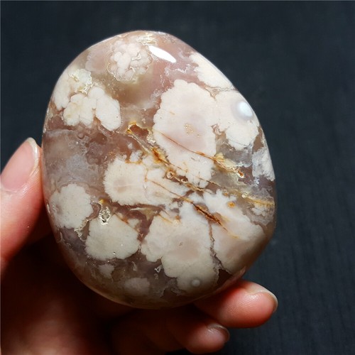 HOT 121g Natural Polished Cherry Blossom Agate Crystal Madagascar YWA745 - Picture 8 of 12