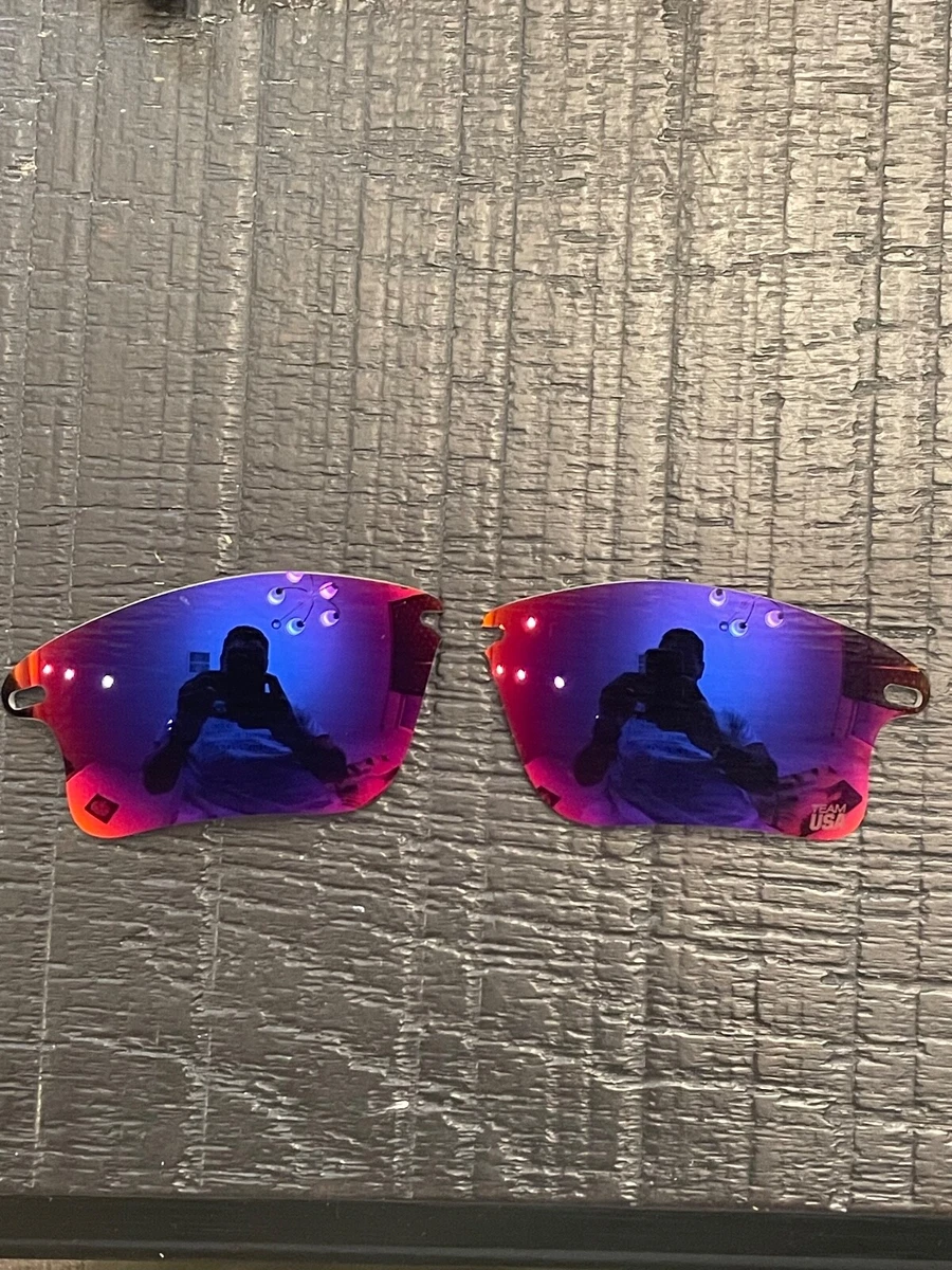 Oakley Fast Jacket XLJ Positive Red Iridium OEM Lenses Team USA