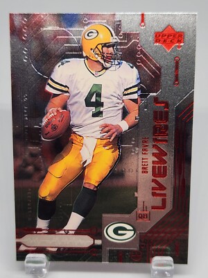 Brett Favre 1999 Upper Deck Live Wires Foil Card #16 NM-MT 
