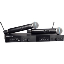 Shure Dual Wireless System With 2 Slxd2/b58 Handheld Transmitters