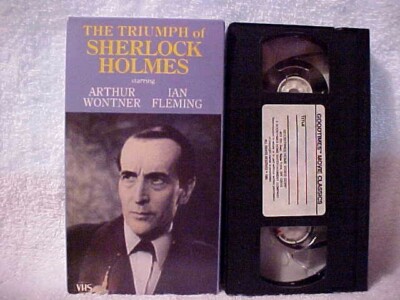 The Triumph of Sherlock Holmes - Arthur Wontner, Ian Fleming VHS Tape G5