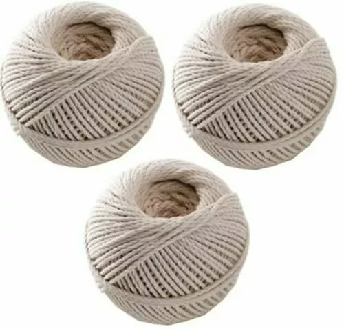 Ball of String Household Home Office Cotton Strings Twine Rope Ties Tieing Roll - Picture 2 of 13