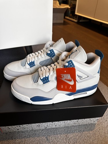 ✅Size US 12✅Nike Air Jordan 4 Military Blue 🚚FREE SHIPPING🚚