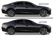 Chrome Delete Blackout Vinyl For 2014-21 Mazda 6 Window Trim Chrome Delete Blackout Vinyl For 2014-21 Mazda 6 Window Trim