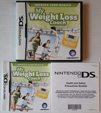 CASE MANUALS ONLY, NO GAME MY WEIGHT LOSS COACH NINTENDO DS 2008 UBISOFT