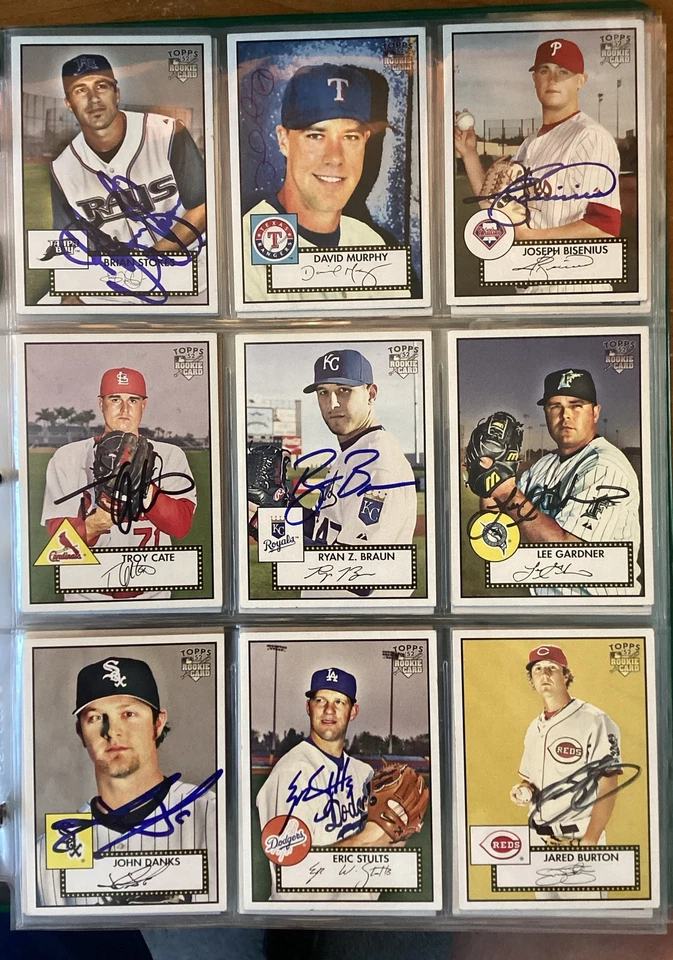 2007 TOPPS SIGNED AUTOGRAPHED TOPPS 52 CARDS - Image 4 of 4