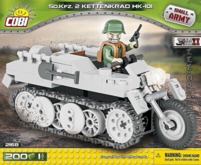 COBI 2168 Sd.Kfz.2 Kettenkrad HK-101   200 BRICKS  RAR ! big  scale 1:21