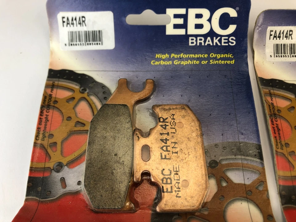 EBC BRAKE PADS FA414R 2 PACKS OF R SERIES LONG LIFE SINTERED BRAKE PADS - Image 2 of 4
