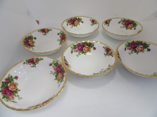 Royal Albert Old Country Roses Set 6 Pudding Fruit Dessert Bowl - Picture 5 of 6