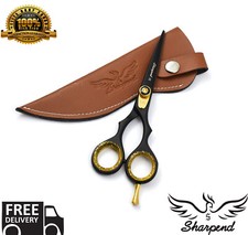 5.5" New Professional Barber Hairdressing Scissor Shears Gold Edition Sharpend