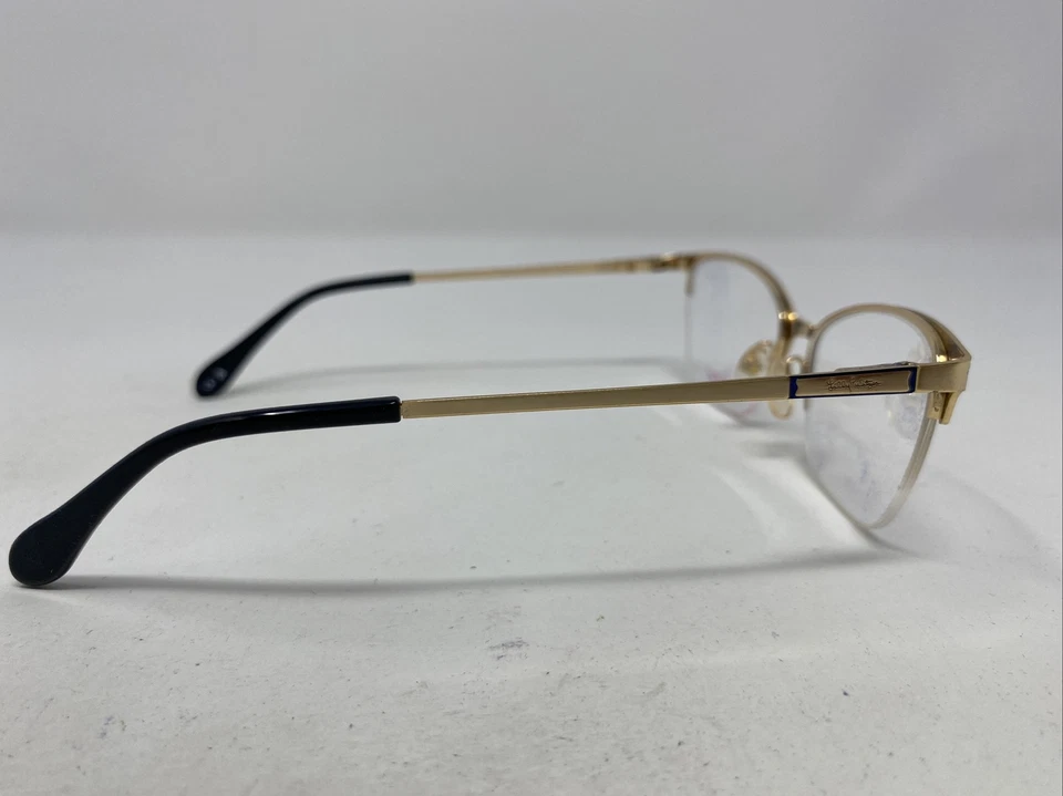 Marco de gafas Lilly Pulitzer Garcelle NV 52-16-135 azul marino/oro medio borde y Z28 Foto 4 de 4