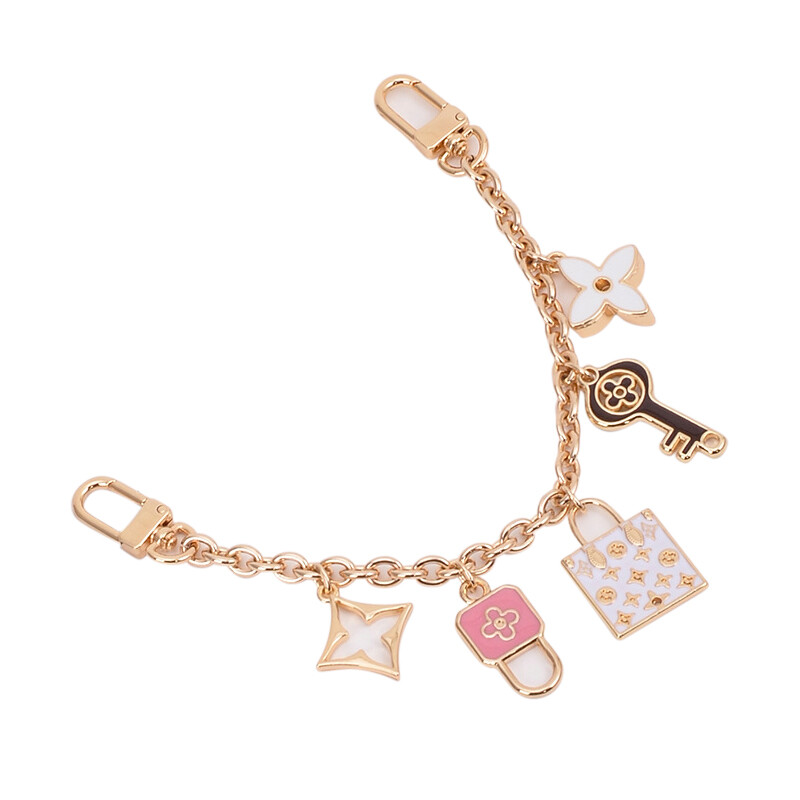 Purse Handbag DIY Metal Clover Charm Decorative Chain Pendant Bag Accessories