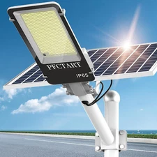 10000W Commercial LED Solar Street Light Dusk to Dawn Road Area Lamp Super Large