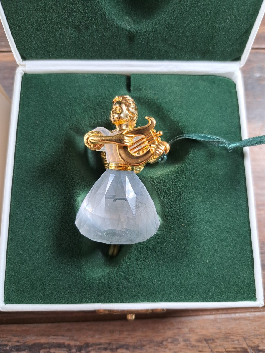 Swarovski Crystal Memories Angel Ornament 1998 Harp | eBay