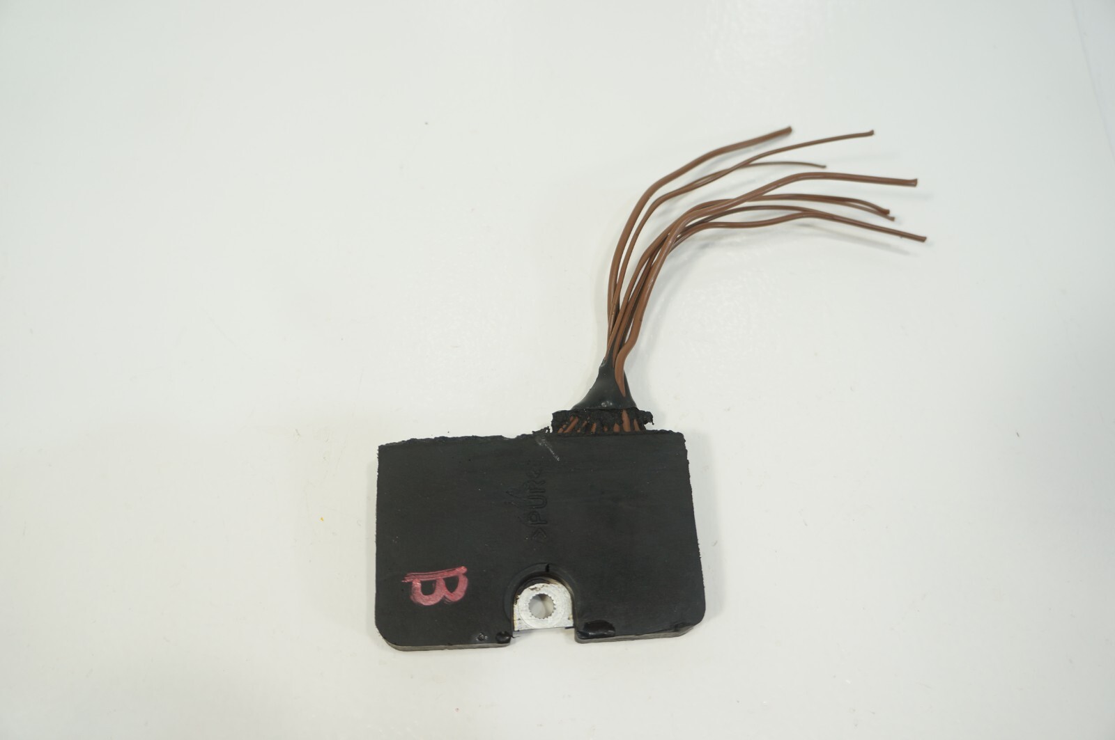 OEM BMW negative cable wire terminal clamp loom ground connector pigtail cut