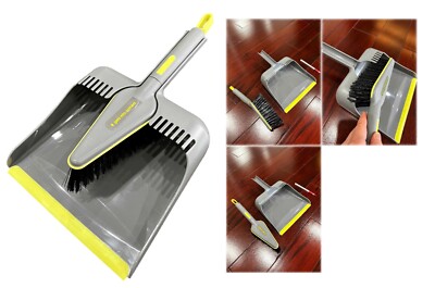 Dustpan And  Brush Set For Cleaning, Beige, Made In China