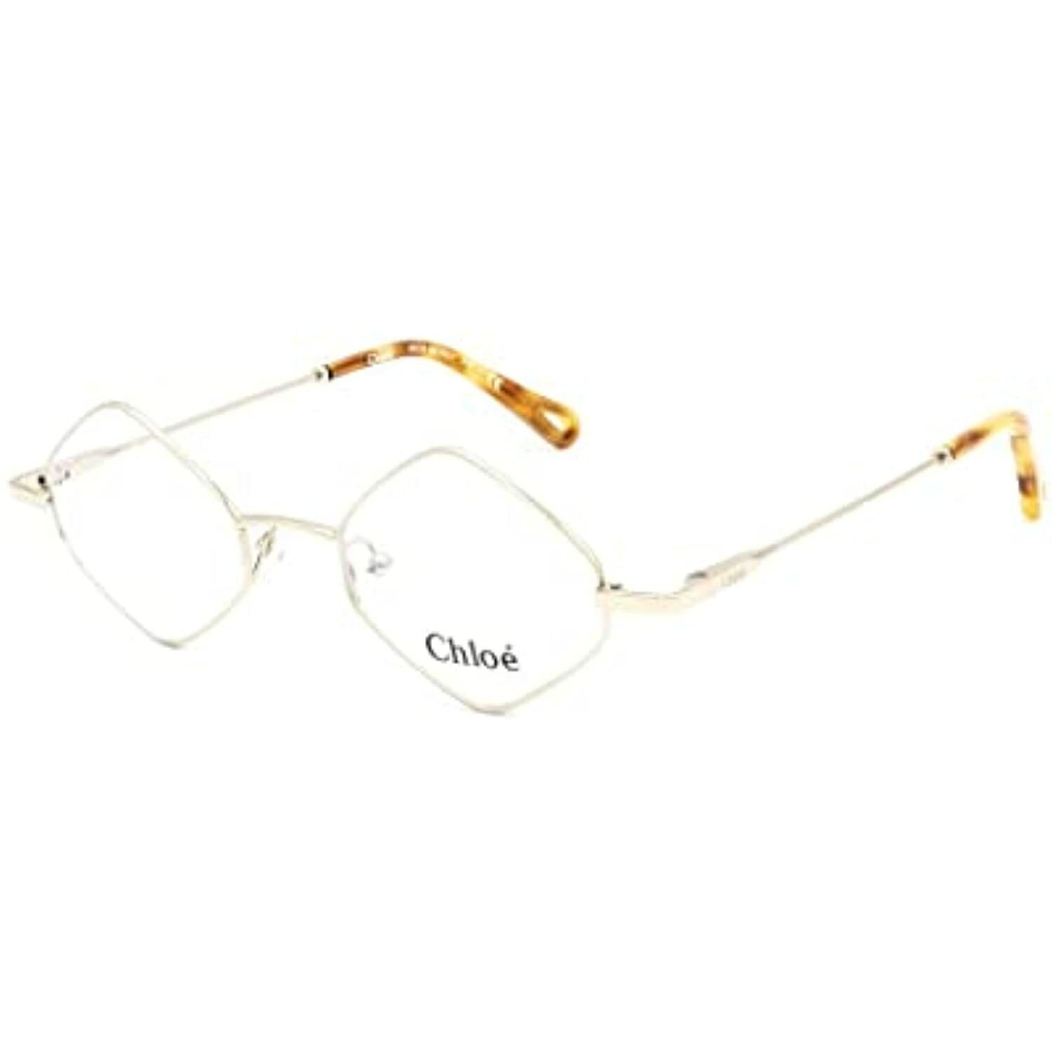 NEW Chloe CE2158 906 Medium Gold Eyeglasses 46mm with Chole Case