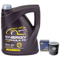 MotoröL Set 5W30 5 Liter + ÖLfilter SM 124 FüR Honda Civic V Hatchback
