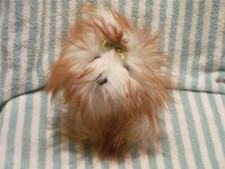 Shih Tzu Plush White Reddish Brown Stuffed Puppy Dog Animal Toy DanDee