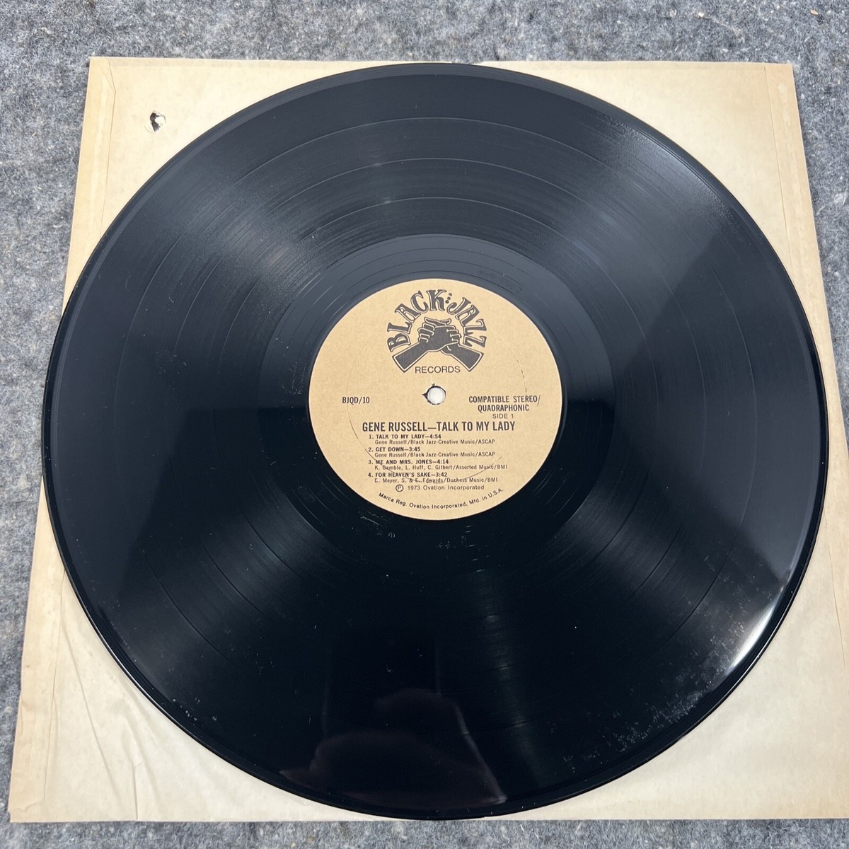 Gene Russell: Talk To My Lady LP Vinyl 1973 BJQD/10 Stereo