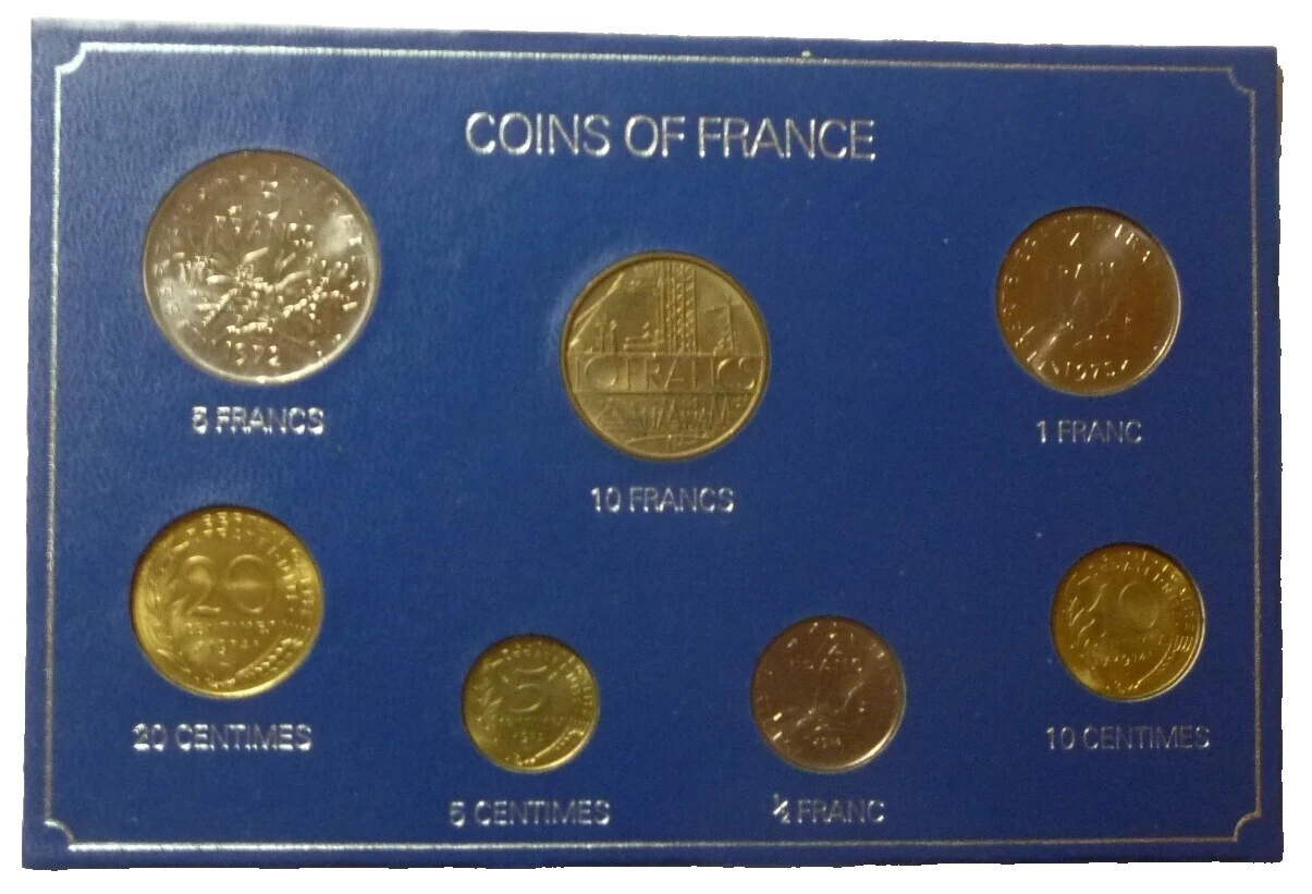 Monedas Francesas Níquel 1974