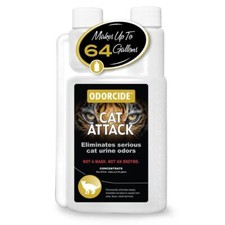Odorcide Cat Attack Concentrate Odor Eliminator for Cat Urine Feces Vomit