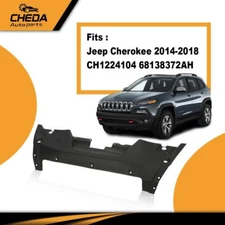 Fit For Jeep Cherokee 14-18 Truck Upper Radiator Support Cover Textured Plastic