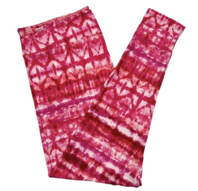 Tc2 LuLaRoe Leggings Pink Aztec Valentine Fits 18/24