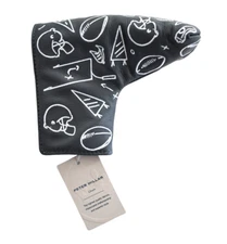 New PETER MILLAR WINSTON COLLECTION PULLUP LEATHER BLADE PUTTER COVER USA Made
