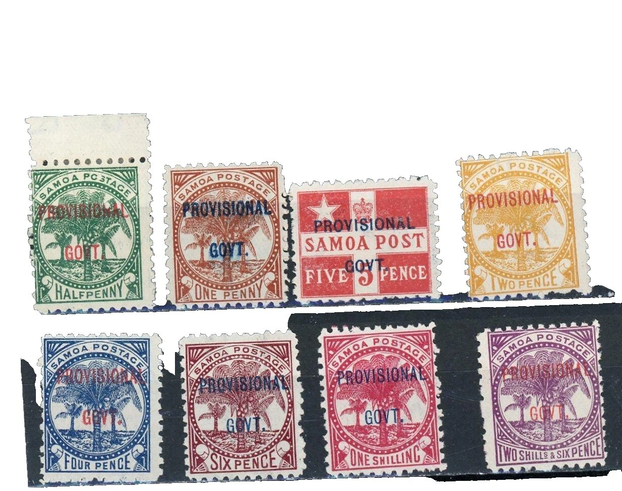 原版有胶萨摩亚邮票 (1962-现在)