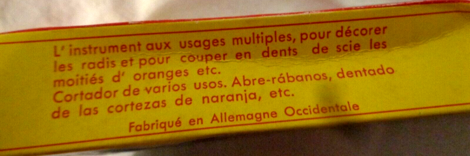 Vintage Westmark Decoretto Aluminum Fruit Veggie Decorator Made In West ...
