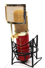 Mxl Genesis Studio Condenser Tube Microphone - Red / Gold