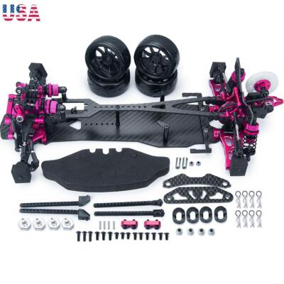 #ad Alloy amp; CF Chassis Sakura D5S Frame Kit Remodel Belt Drive 1 10 RWD Drift Car RC $140.83