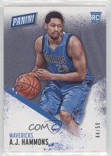 2016-17 Panini Day Rookies Thick Stock 44/50 AJ Hammons #76 no9