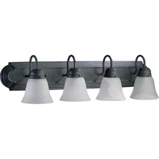 Quorum International 5094-4-144 Toasted Sienna Four Light 30"W Bathroom Fixture